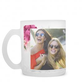 Caneca de Vidro Jateado